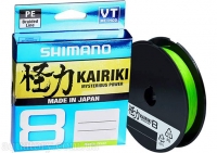 Шнур SHIMANO KAIRIKI 8 PE 150m #0.6/0.13mm 8.2kg Mantis Green